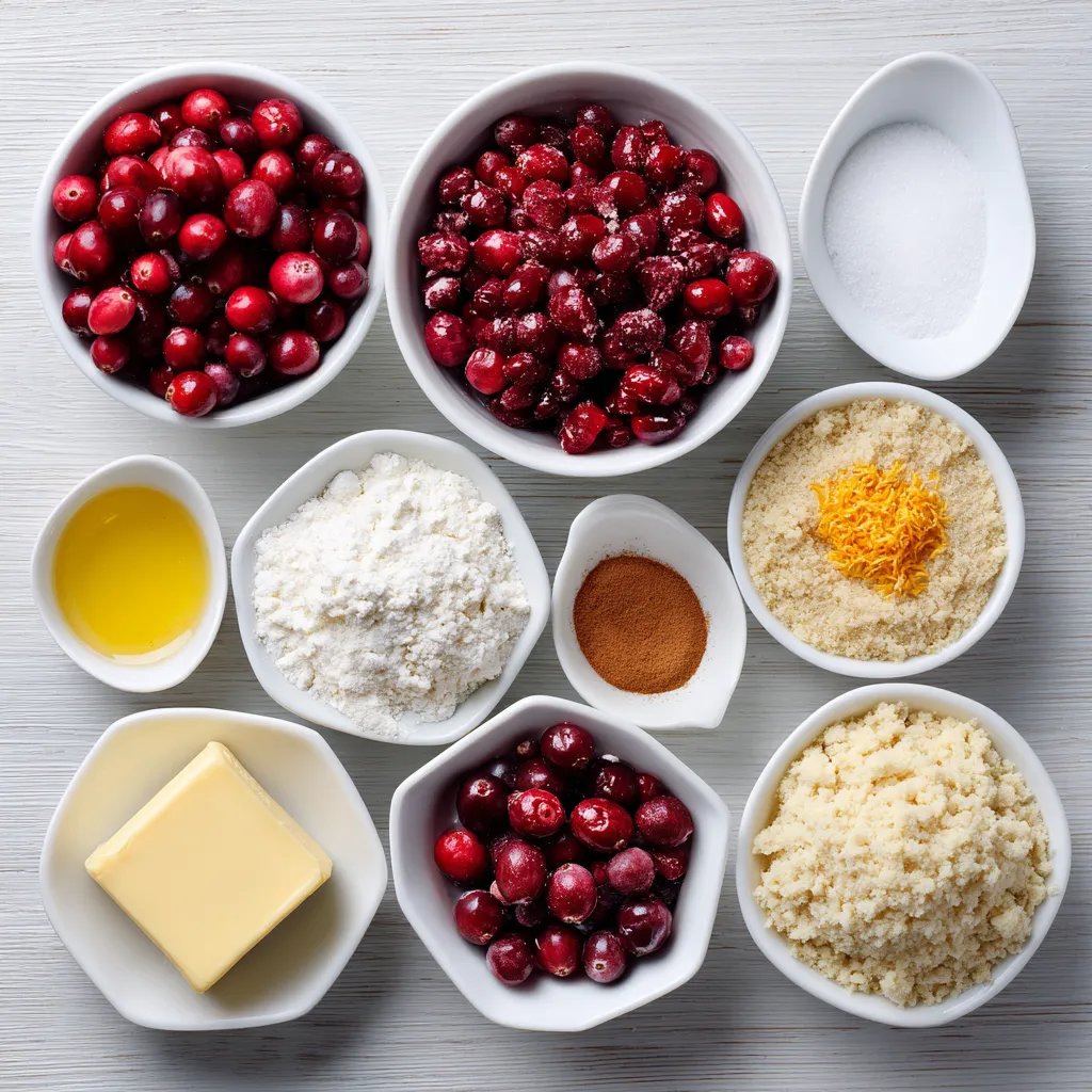 Homemade Cranberry Crumble Pie with Buttery Streusel Topping and Flaky Golden Crust