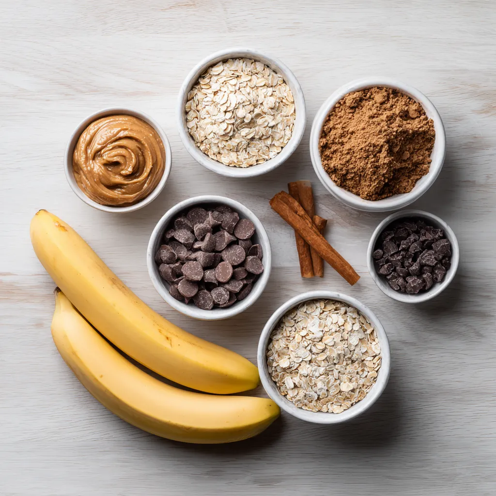 Healthy Oatmeal Breakfast Cookies with Banana, Dark Chocolate Chips, and Dried Cranberries - No Refined Sugar
