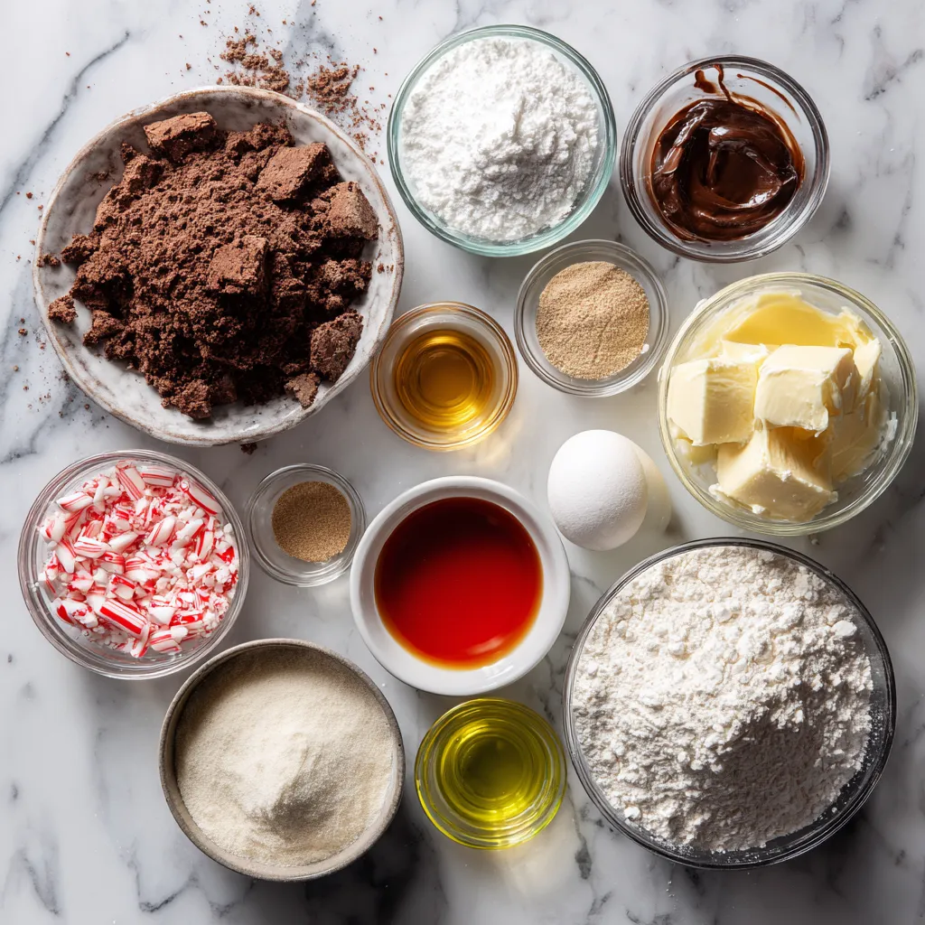 Ultimate Fudgy Peppermint Mocha Brownies with Creamy Peppermint Frosting and Crushed Candy Canes