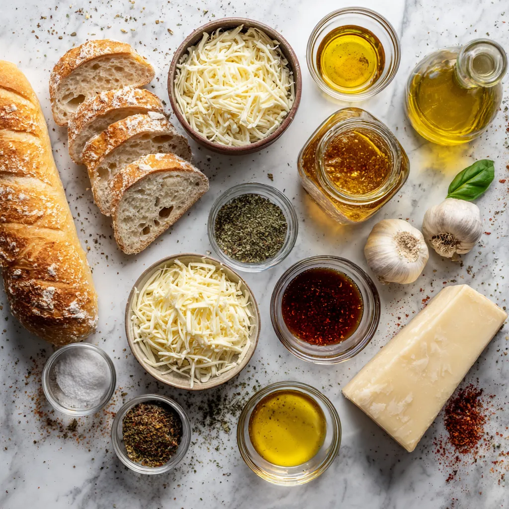 Crispy Golden Cheesy Garlic Butter Breadsticks with Melted Mozzarella and Fresh Herbs