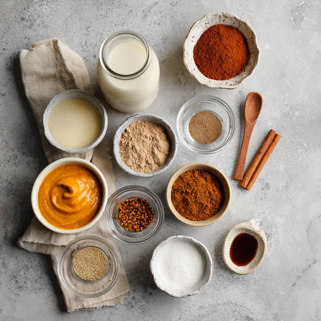 Homemade Pumpkin Spice Iced Latte with Cold Brew and Creamy Foam - Better Than Coffee Shop Quality - secondary view
