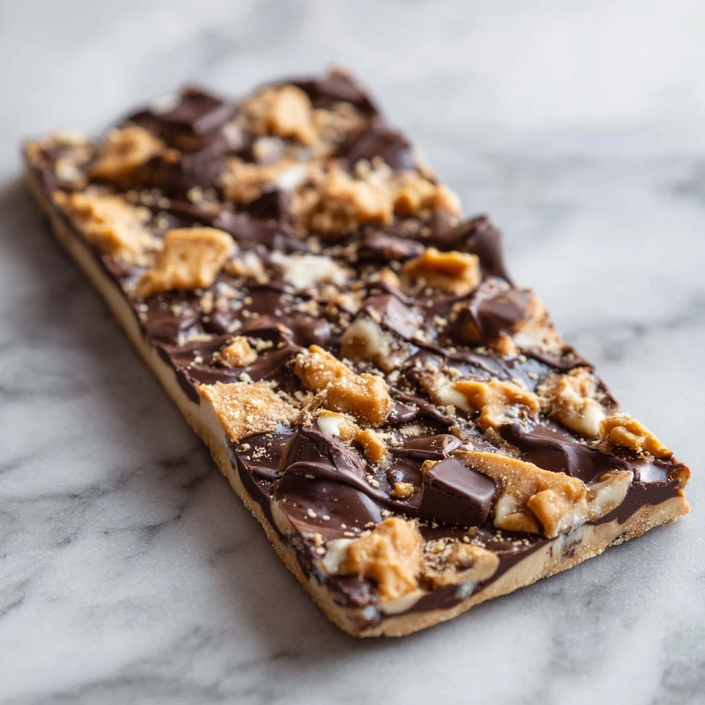 Decadent Vegan Gluten-Free Cookie Dough Bark with Chocolate and Nuts