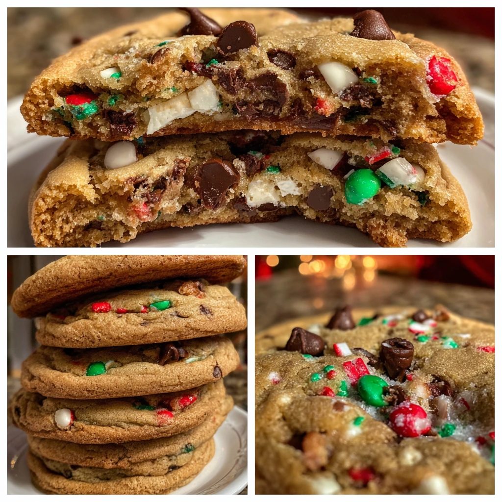 Heavenly Winter Wonderland Chocolate Chip Cookies with Fluffy Marshmallows and Crunchy Walnuts