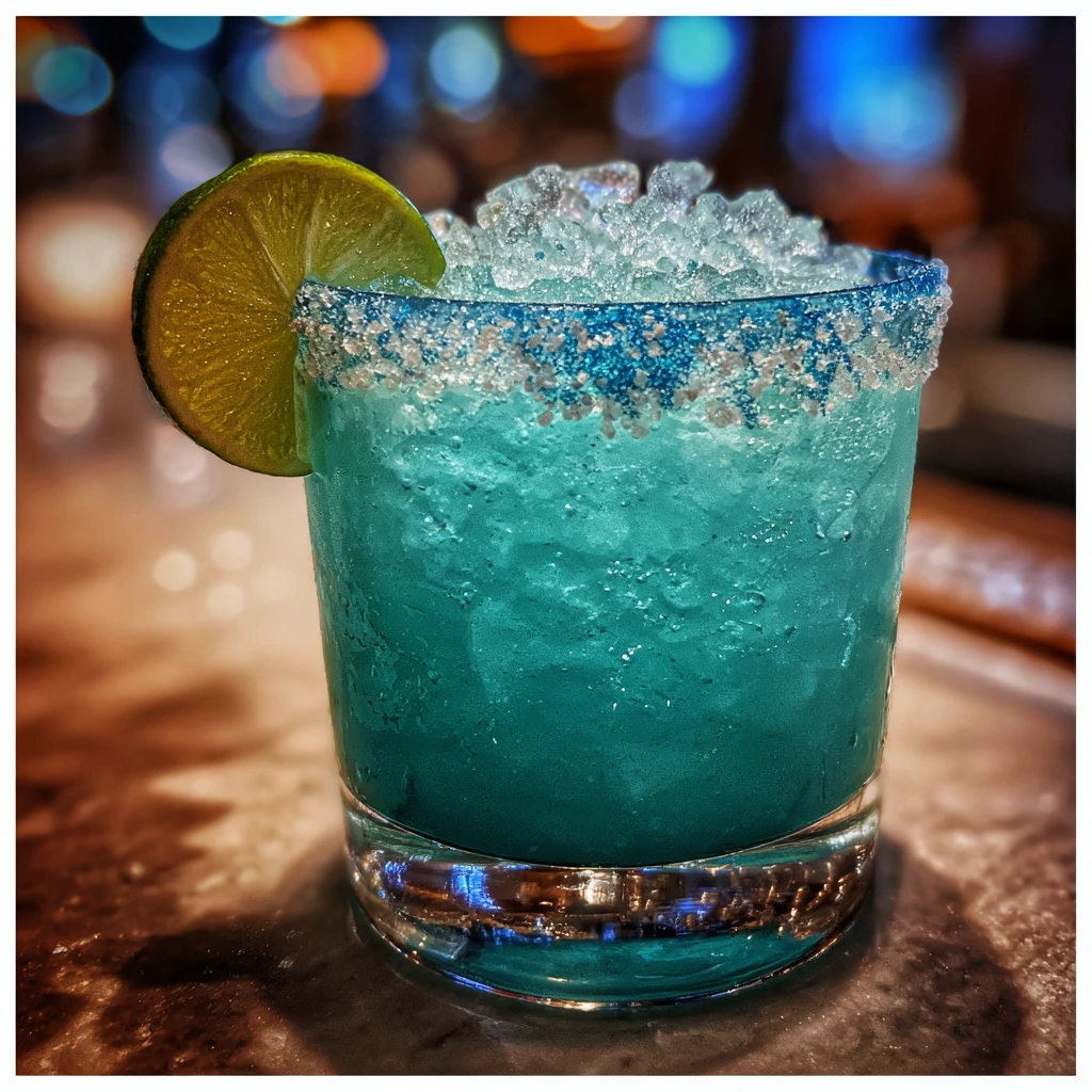 Festive Winter Wonderland Margarita with Cranberry and Lime Zest