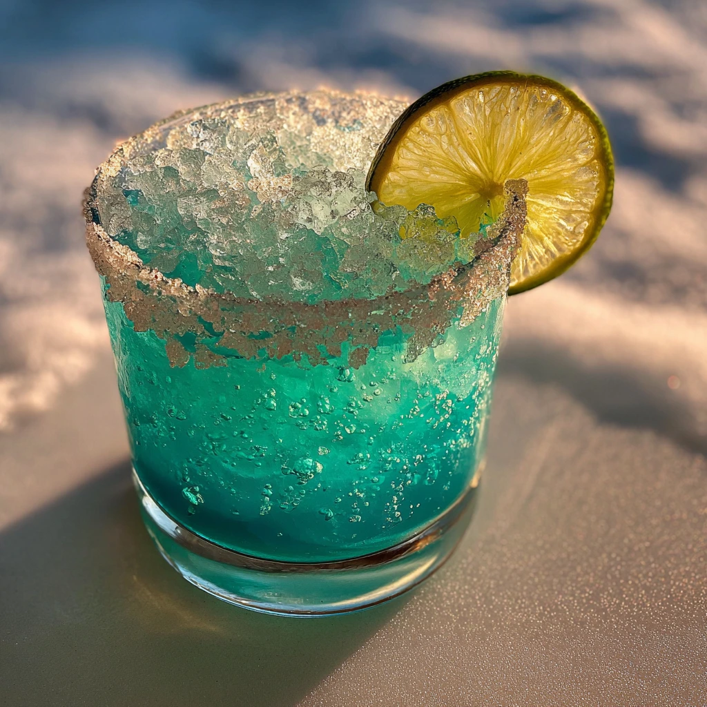 Festive Winter Wonderland Margarita with Cranberry and Lime Zest